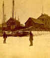 Gloucester Harbor in Winter (20070 bytes)